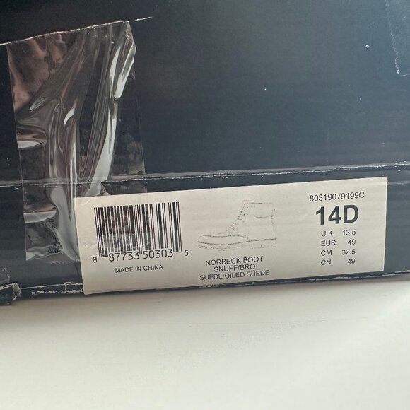 Vintage Polo Ralph Lauren Suede Norbeck Boots - Tan - Size 14D - Picture 9 of 9